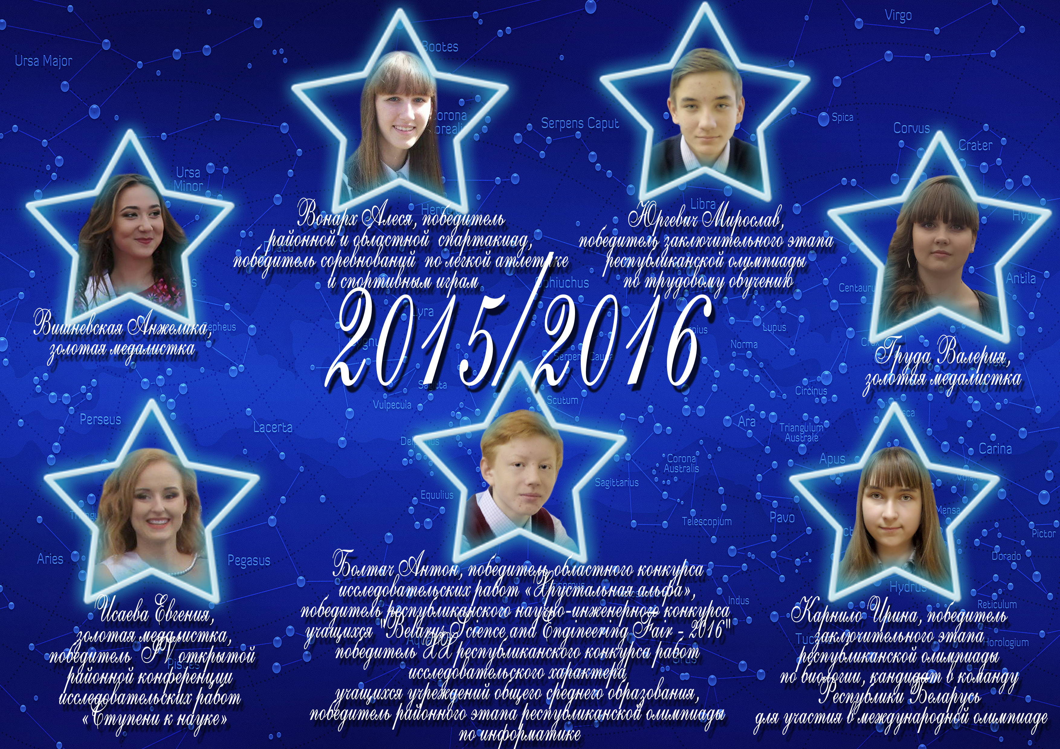 Созвездие лицея 2015/2016 учебного года