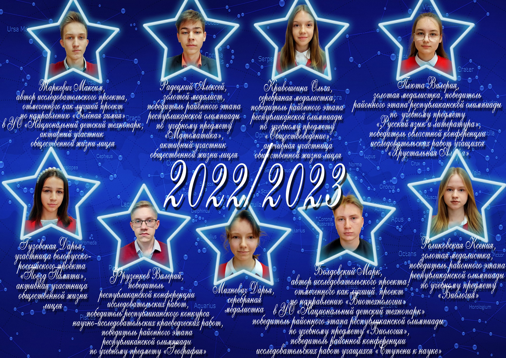 Созвездие лицея 2022/2023 учебного года