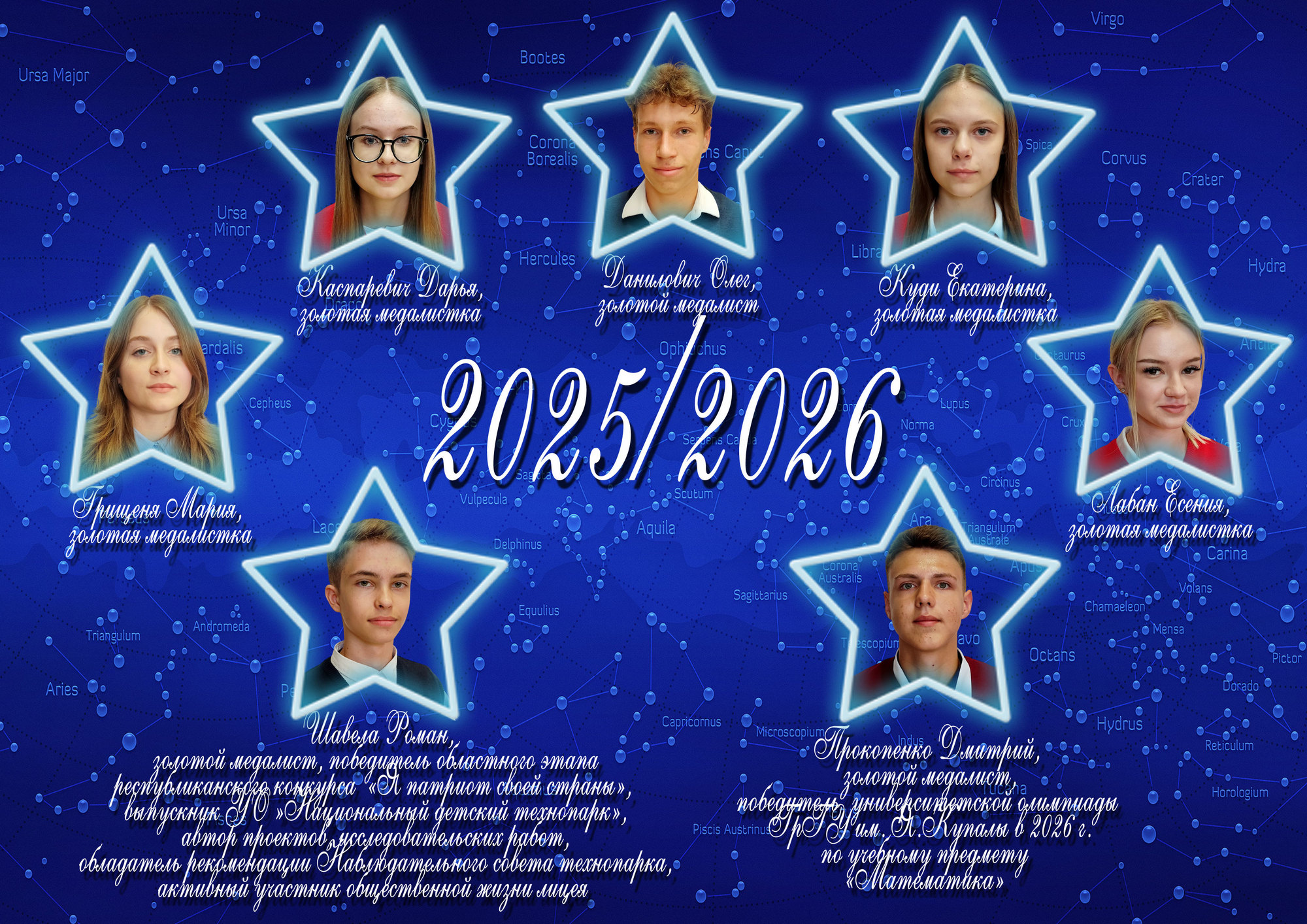 Созвездие лицея 2025/2026 учебного года Созвездие лицея 2025/2026 учебного года
